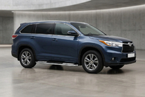 Toyota Highlander 2013–2019 Bočne stopnice Tayga V2 (2 kosa, aluminij) fotografija 1
