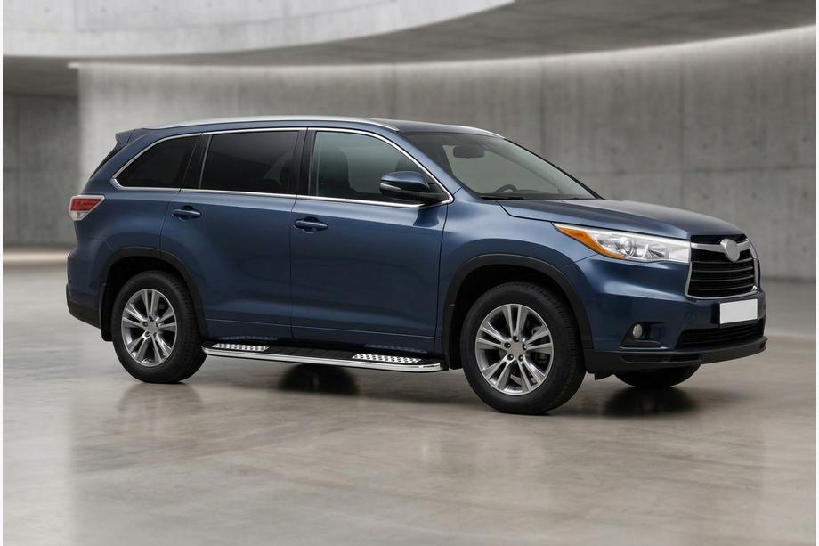 Toyota Highlander 2013–2019 Bočne stopnice Tayga V2 (2 kosa, aluminij) Image