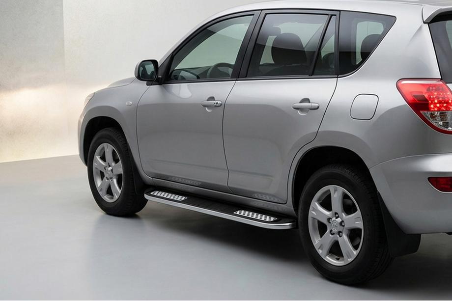 Toyota Rav 4 2006–2013 Bočne stopnice Tayga V2 (2 kosa, aluminij) Image