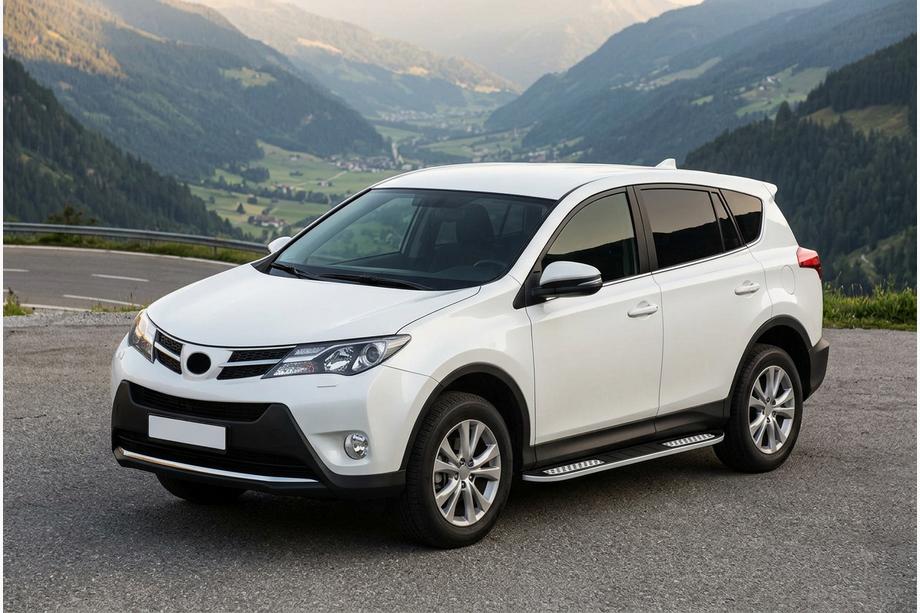 Toyota Rav 4 2013–2018 Bočne stopnice Tayga V2 (2 kosa, aluminij) Image
