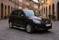 Volkswagen Tiguan 2007–2016 Bočne stopnice Tayga V2 (2 kosa, aluminij) fotografija 1