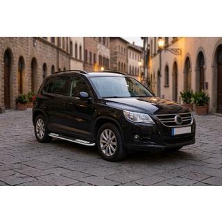 Bočne stopnice Tayga V2 (2 kosa, aluminij) Volkswagen Tiguan 2007–2016 fotografija 1
