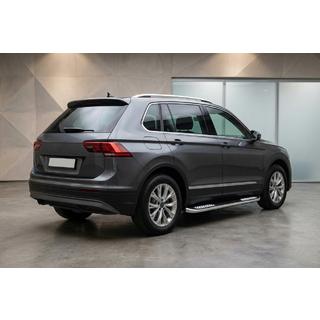 Bočne stopnice Tayga V2 (2 kosa, aluminij) Volkswagen Tiguan 2016–2023 fotografija 1