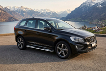 Volvo XC60 2009–2017 Bočne stopnice Tayga V2 (2 kosa, aluminij) fotografija 1