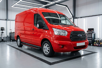 Ford Transit 2014– Stranske stopnice Maya Red (2 kosa, aluminij) fotografija 1