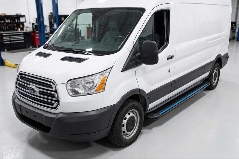 Ford Transit 2014– Stranske stopnice Maya Blue (2 kos, aluminij) Image