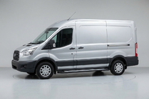 Ford Transit 2014– Stranske stopnice New Vision Black (2 kosa, aluminij) L2 (dolga)/L3 (podaljšana) fotografija 1
