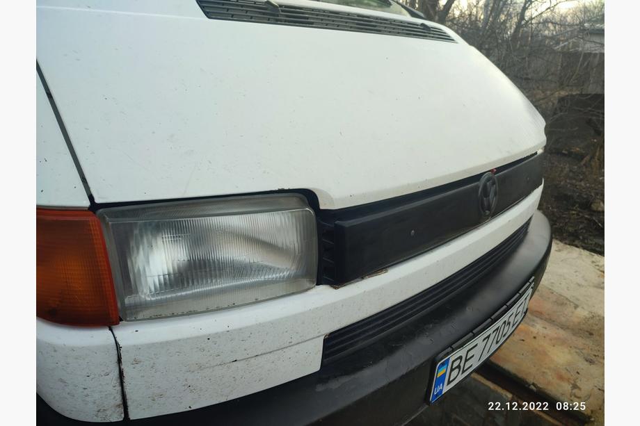 Volkswagen T4 Transporter 1990–2003 Zimska zgornja obloga maske hladilnika Mat za poševen sprednji del Fotografija 5