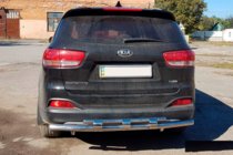 Kia Sorento II XM 2009–2014 Zadnji zaščitni lok AK015 (inox) fotografija 3