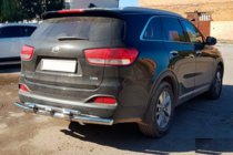 Kia Sorento II XM 2009–2014 Zadnji zaščitni lok AK015 (inox) fotografija 2