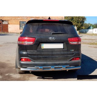 Zadnji zaščitni lok AK015 (inox) Kia Sorento II XM 2009–2014 fotografija 3