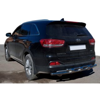 Zadnji zaščitni lok AK015 (inox) Kia Sorento II XM 2009–2014 fotografija 1