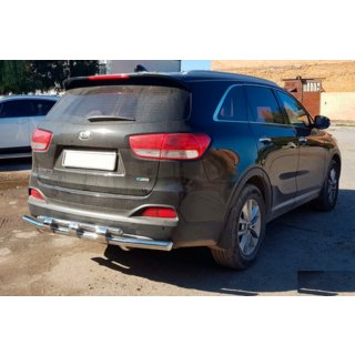 Zadnji zaščitni lok AK015 (inox) Kia Sorento II XM 2009–2014 fotografija 2