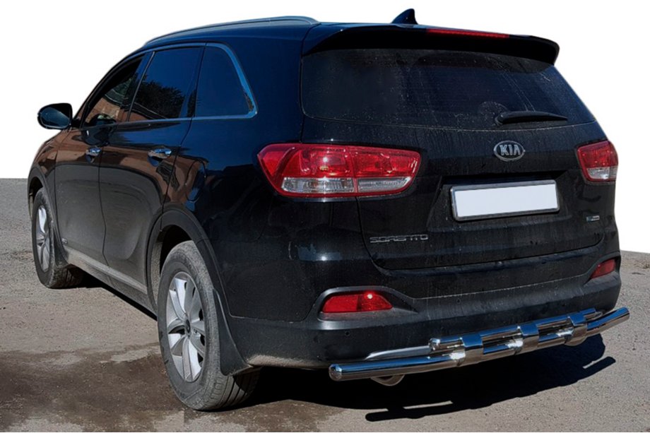 Kia Sorento II XM 2009–2014 Zadnji zaščitni lok AK015 (inox) Image