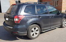 Subaru Forester 2013–2018 Stranski pragovi Premium (2 kos, nerj.) Ø60 mm fotografija 1