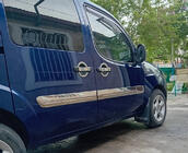 Fiat Doblo I 2005–2010 Široki vratni molding (4 kosi, nerjaveče jeklo) Carmos - turško nerjaveče jeklo fotografija 2