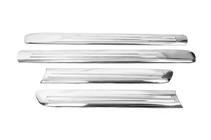 Fiat Doblo I 2005–2010 Široki vratni molding (4 kosi, nerjaveče jeklo) Carmos - turško nerjaveče jeklo fotografija 5