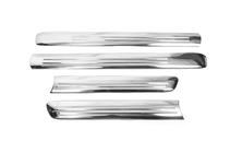 Fiat Doblo I 2005–2010 Široki vratni molding (4 kosi, nerjaveče jeklo) Carmos - turško nerjaveče jeklo fotografija 7