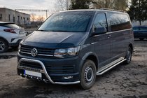 Volkswagen T6 2015–2024 Bull bar iz nerjavečega jekla WT004-ST fotografija 4