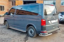 Volkswagen T6 2015–2024 Zadnji kotni elementi AK003-Double (2 kos, nerjavno jeklo) fotografija 3