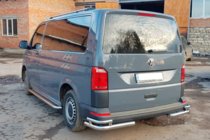 Volkswagen T6 2015–2024 Zadnji kotni elementi AK003-Double (2 kos, nerjavno jeklo) fotografija 4