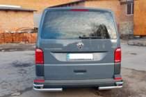Volkswagen T6 2015–2024 Zadnji kotni elementi AK003-Double (2 kos, nerjavno jeklo) fotografija 5
