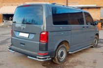 Volkswagen T6 2015–2024 Zadnji kotni elementi AK003-Double (2 kos, nerjavno jeklo) fotografija 6
