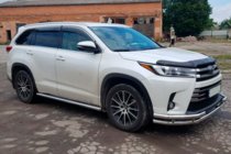 Toyota Highlander 2013–2019 Sprednji zaščitni lok ST-Special (nerjaveče jeklo) fotografija 5
