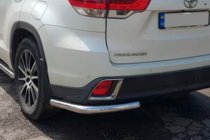 Toyota Highlander 2013–2019 Zadnji vogalni elementi (2 kosa, nerjavno jeklo) fotografija 2