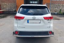 Toyota Highlander 2013–2019 Zadnji zaščitni lok AK005-2 (2 kos, nerjaveče jeklo) fotografija 3