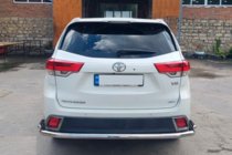 Toyota Highlander 2013–2019 Zadnji zaščitni lok AK005-2 (2 kos, nerjaveče jeklo) fotografija 4