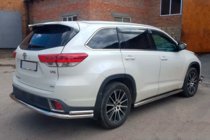 Toyota Highlander 2013–2019 Zadnji zaščitni lok AK005-2 (2 kos, nerjaveče jeklo) fotografija 6