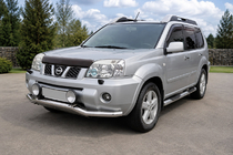 Nissan X-trail T30 2002–2007 Sprednji zaščitni lok ST007 (nerjavno jeklo) fotografija 1