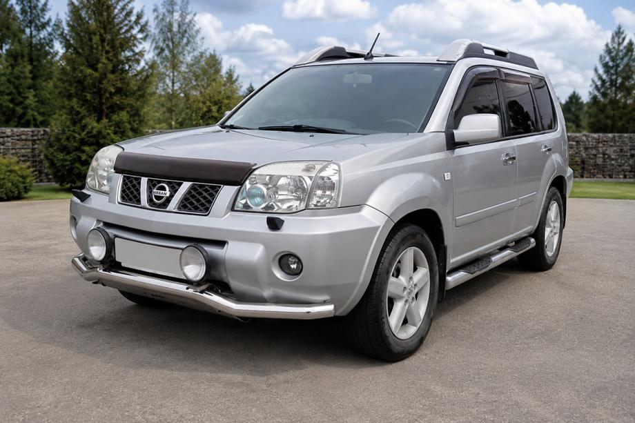 Nissan X-trail T30 2002–2007 Sprednji zaščitni lok ST007 (nerjavno jeklo) Image