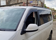 Volkswagen T5 Multivan 2003–2010 Integrirani strešni nosilci (črni) fotografija 40