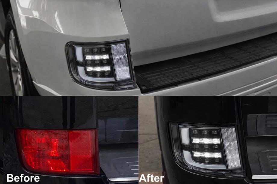Toyota Land Cruiser 200 2007–2021 Zadnje meglenke 2016-2021 (Executive Black) Fotografija 1