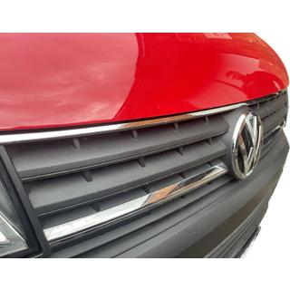 Kromirana inox letev za zgornji del maske 2015-2019 (1 kos) Volkswagen T6 2015–2024 fotografija 4