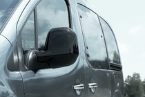 Opel Vivaro 2019– Kromirane obloge ogledal (2 kosa, plastika) Črni krom fotografija 3