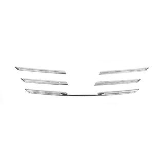 Kromirane obloge maske hladilnika 2016-2021 (5 kos, nerjaveče jeklo) Renault Megane IV 2016–2025 fotografija 3