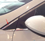 Renault Megane IV 2016–2025 Kompletna okenska krom obroba (Sedan, 12 kos, nerjaveče jeklo) Carmos - turško nerjaveče jeklo fotografija 3