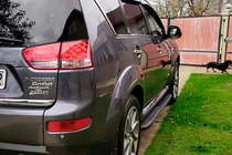 Mitsubishi Outlander 2006–2012 Stranske stopnice Bosphorus Grey (2 kos., aluminij) fotografija 4