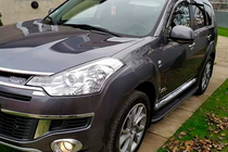 Mitsubishi Outlander 2006–2012 Stranske stopnice Bosphorus Grey (2 kos., aluminij) fotografija 2