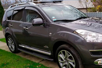 Mitsubishi Outlander 2006–2012 Stranske stopnice Bosphorus Grey (2 kos., aluminij) fotografija 1