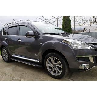 Stranske stopnice Bosphorus Grey (2 kos., aluminij) Citroen C-Crosser 2007–2013 fotografija 1