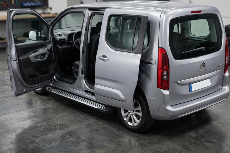 Citroen Berlingo/Multispace 2018– Stranske stopnice Line (2 kosa, aluminij) Image