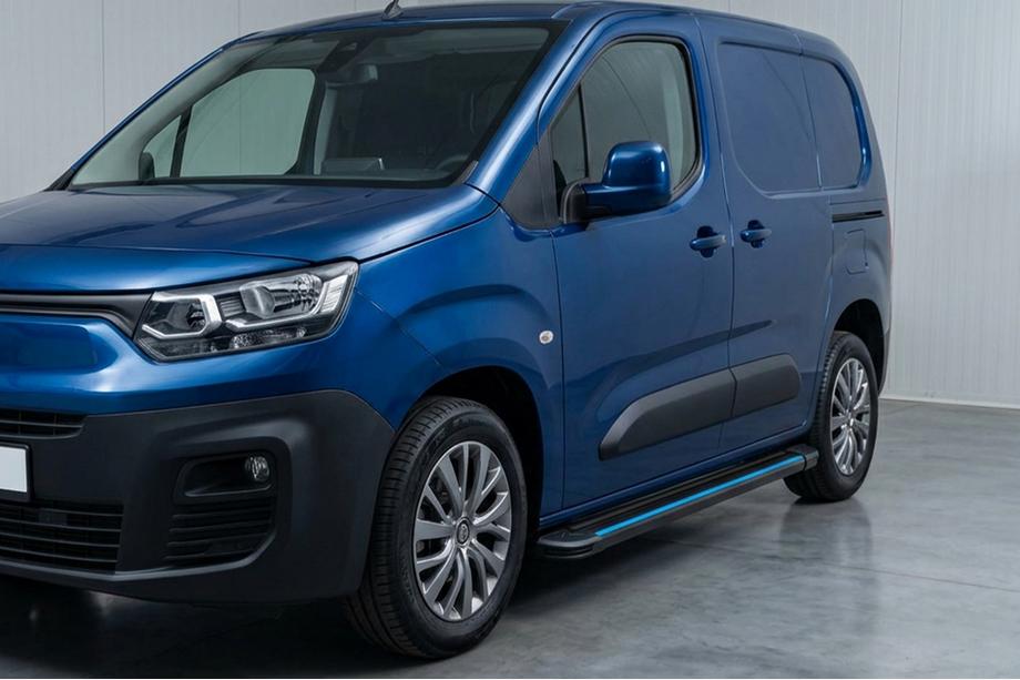 Opel Combo 2019– Stranske stopnice Maya Blue (2 kos, aluminij) Image
