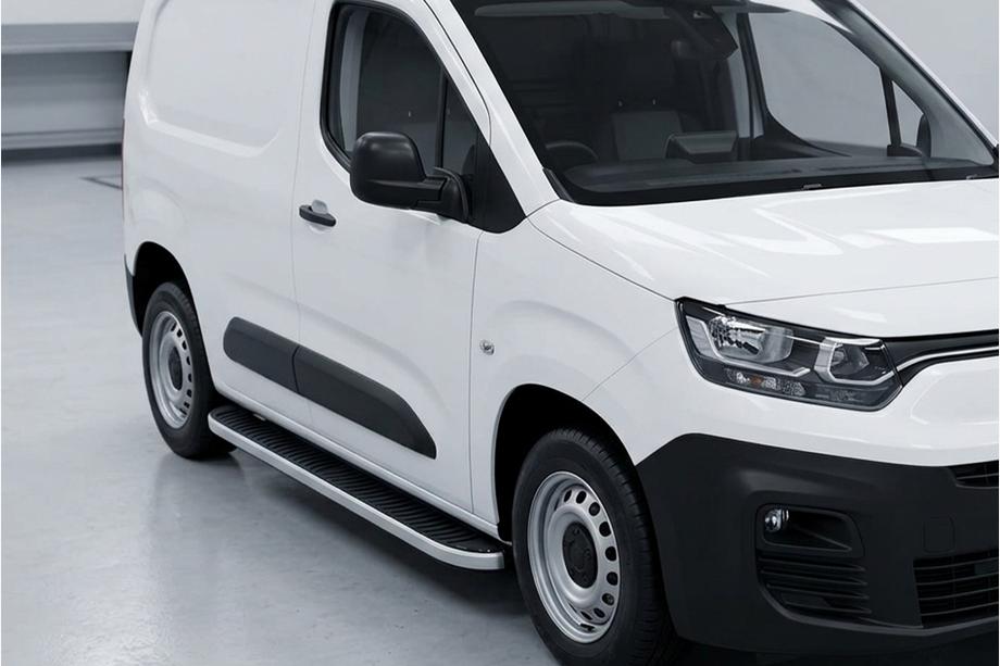 Opel Combo 2019– Stranske stopnice Tayga Grey (2 kos, aluminij) Image