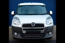 Fiat Doblo II 2010–2022 Kromirana obloga spodnje maske (2010-2015, 2 kosa, inox) fotografija 5