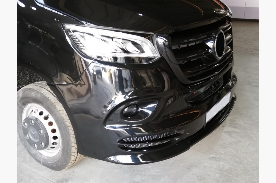 Mercedes Sprinter W907/W910 2018– Spojler sprednjega odbijača V3 (za lakiranje) Fotografija 5