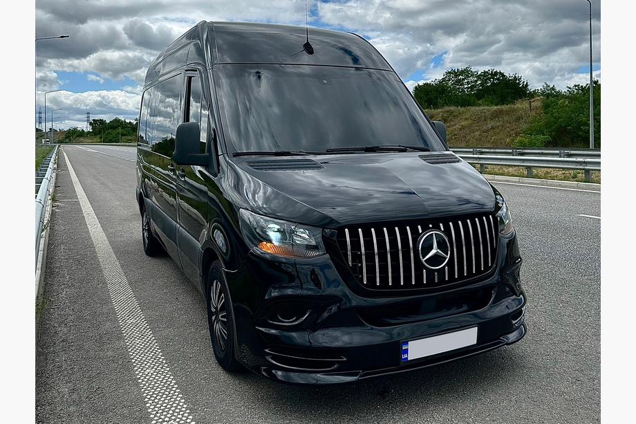 Mercedes Sprinter W907/W910 2018– Spojler sprednjega odbijača V3 (za lakiranje) Fotografija 7